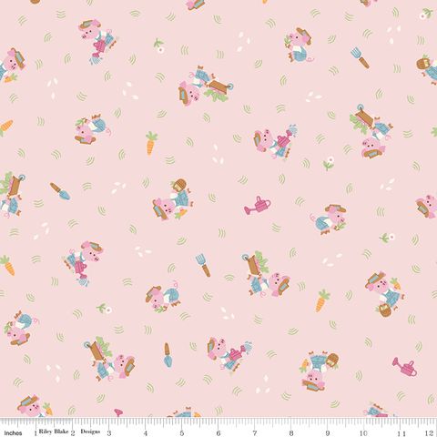 COUNTRYSIDE DREAMS GARDENING PIGLETS PINK DOGWOOD