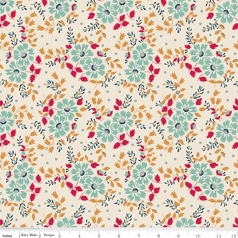 FAMILY REUNION 107/108" WIDE BACK BOUQUET LINEN