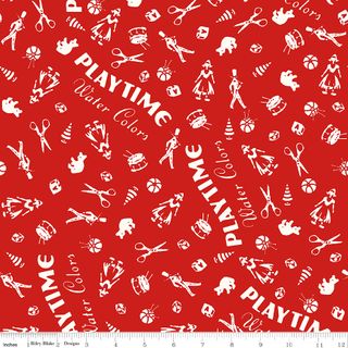 SHE WHO SEWS�THE MAKER WATERCOLOR TIN RED