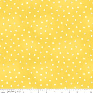 SHE WHO SEWS�THE MAKER BABY BUTTON DOT YELLOW