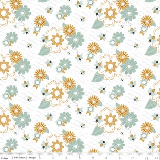 BEES AND BLOSSOMS MAIN WHITE