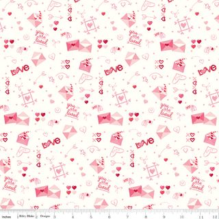 BLOOM & HEART POSTMARKED LOVE OFF WHITE