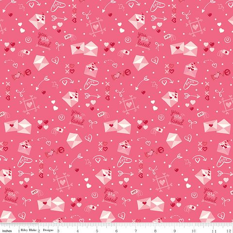 BLOOM & HEART POSTMARKED LOVE SUGAR PINK