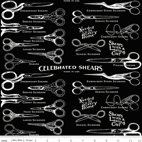 SHE WHO SEWS�THE MAKER SEWING SHEARS BLACK
