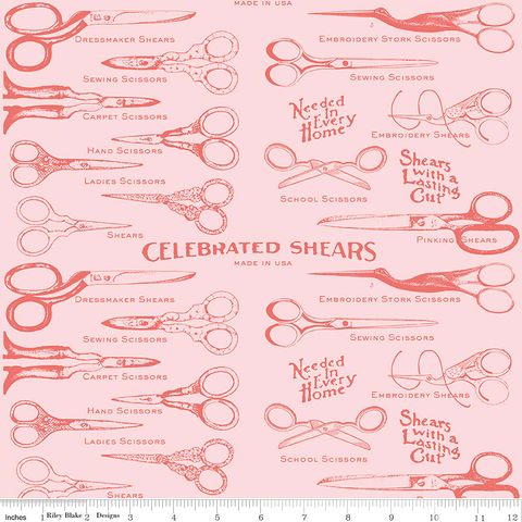 SHE WHO SEWS�THE MAKER SEWING SHEARS PINK