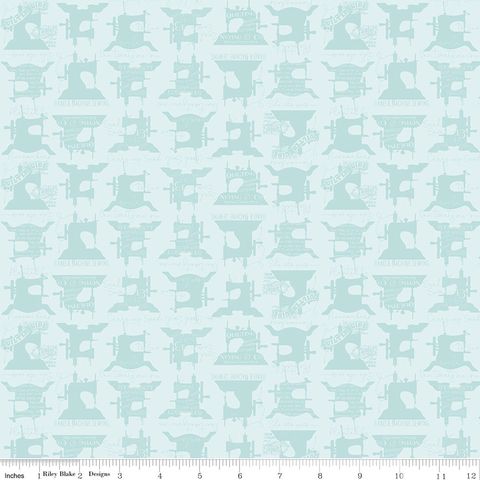 SHE WHO SEWS�THE MAKER SEWING MACHINES BLUE