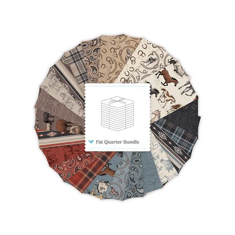 HORSESHOE CREEK FAT QUARTER BUNDLE, 24 PCS.