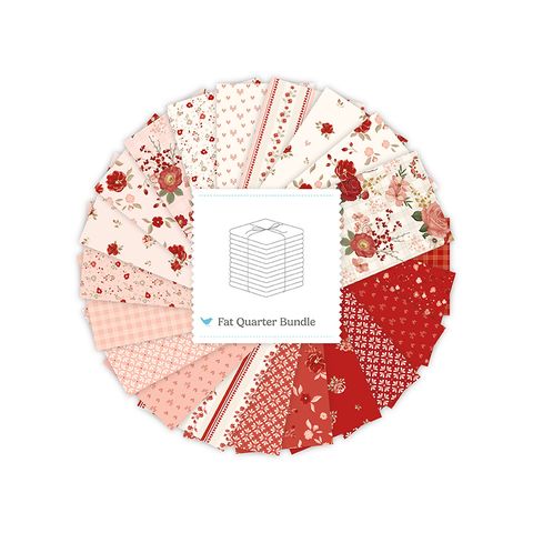 TO MY LOVE FAT QUARTER BUNDLE, 21 PCS.