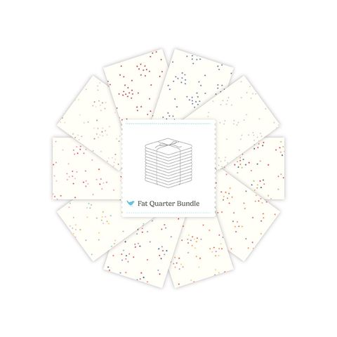 SCATTERED-A-CROSS COLORS FAT QUARTER BUNDLE, 10 PC