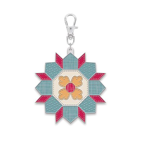 LORI HOLT HAPPY CHARM� WILD FLOWER QUILT BLOCK