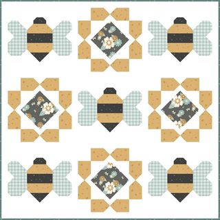 PRIMROSE COTTAGE QUILTS BUZZWORTHY QUILT PATTERN