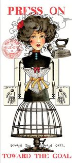 SHE WHO SEWS�THE MAKER 24" X 54" PRESS ON WALL PAN