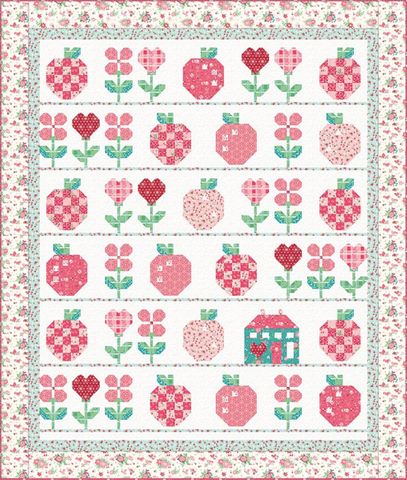 CHERRY BLOSSOMS QUILTING STRAWBERRY COTTAGE QUILT