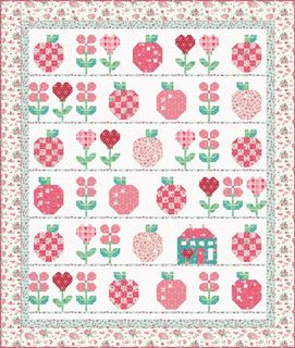 CHERRY BLOSSOMS QUILTING STRAWBERRY COTTAGE QUILT