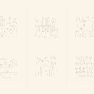 APPLEBY FARM LINEN STITCHERY NATURAL