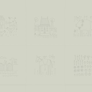 APPLEBY FARM LINEN STITCHERY BLUE