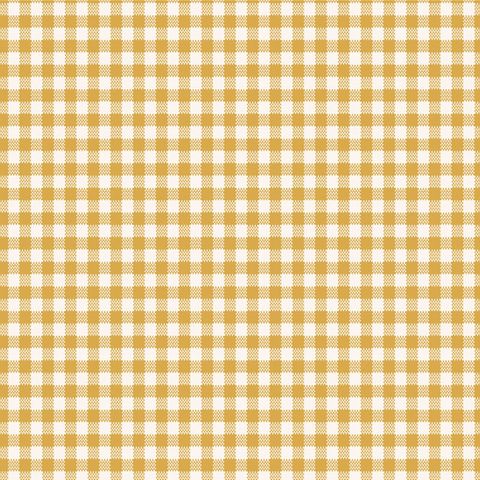 TILDA WIDEBACK GINGHAM YD YELLOW 108"