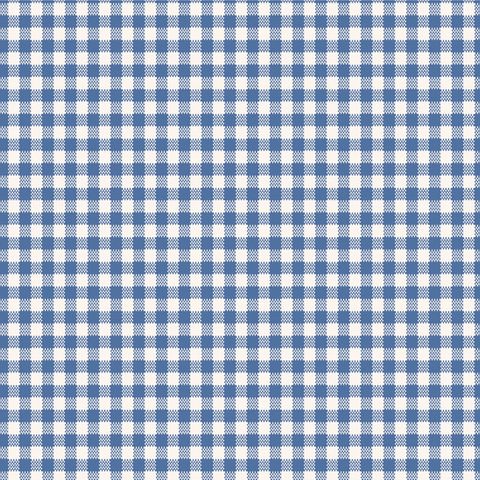 TILDA WIDEBACK GINGHAM YD BLUE 108"