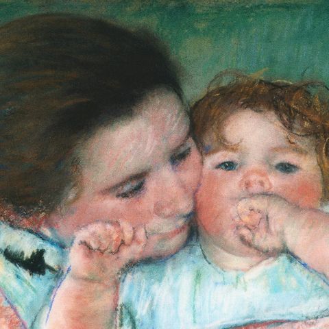 MARY CASSATT - A MOTHER'S LOVE