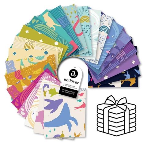 THE BEAUTIFUL WILD FAT QUARTER