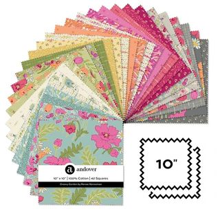 GROOVY GARDEN 10"SQUARE