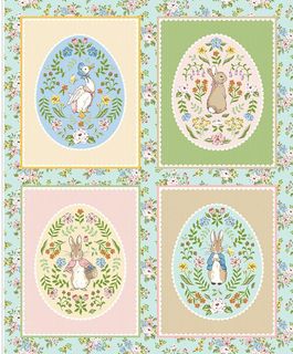 PETER RABBIT� SPRING 35 1/2" X 43 1/2" PANEL