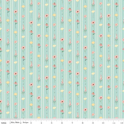 BRIARHILL FLORAL STRIPES SONGBIRD