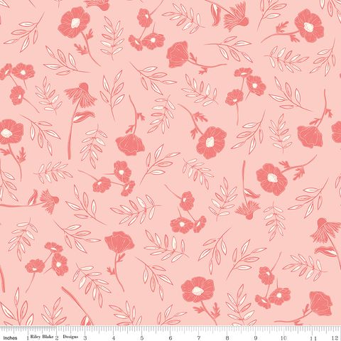 BRIARHILL BOHO FLORAL PEACHES 'N CREAM