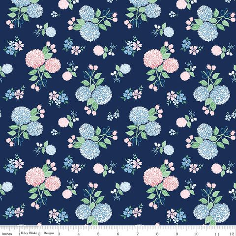 COASTAL DREAMS HYDRANGEAS NAVY