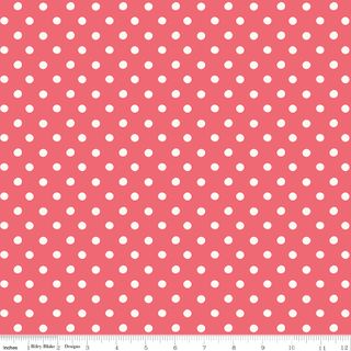 FROM LONDON WITH LOVE BUTTON DOTS RED