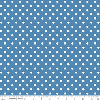 FROM LONDON WITH LOVE BUTTON DOTS BLUE