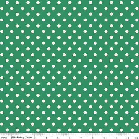 FROM LONDON WITH LOVE BUTTON DOTS GREEN
