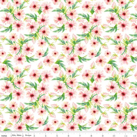 PEONIES & PEARS FLOWERS WHITE