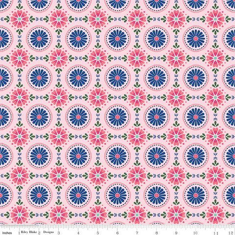 PEONIES & PEARS MOSAIC PINK