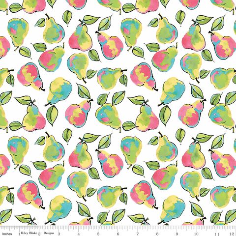 PEONIES & PEARS PEARS WHITE