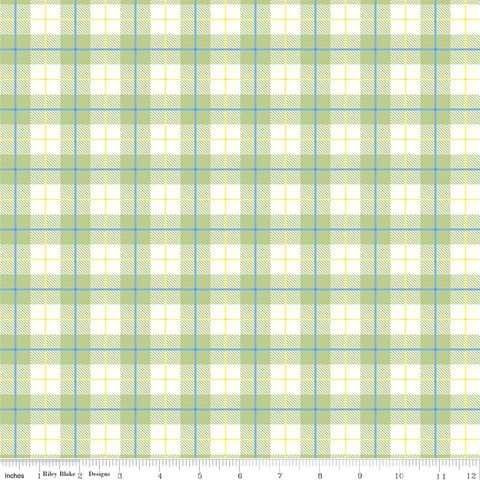 PETER RABBIT� SPRING PLAID HONEYDEW