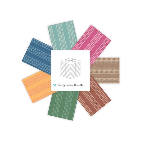 WOVEN BANDED FQ BUNDLE 7 PCS