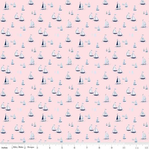 COASTAL DREAMS SAILBOATS PINK