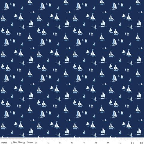 COASTAL DREAMS SAILBOATS NAVY