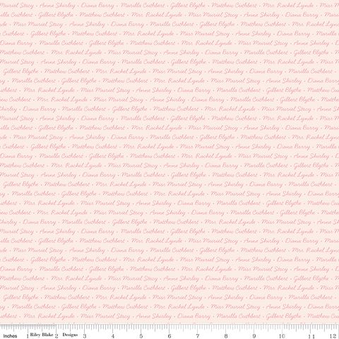 ANNE WITH AN E NAMES PINK