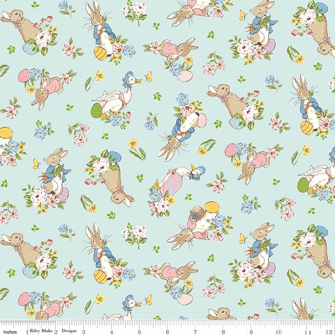 PETER RABBIT� SPRING MAIN BLEACHED DENIM