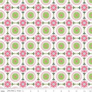 PEONIES & PEARS MOSAIC WHITE