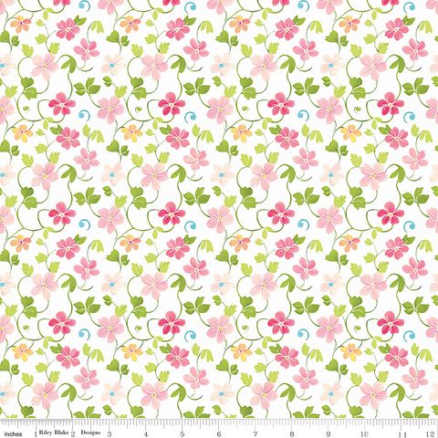 PEONIES & PEARS BLOSSOMS WHITE
