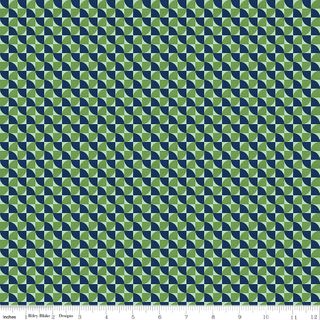 PEONIES & PEARS GEO SWIRL GREEN
