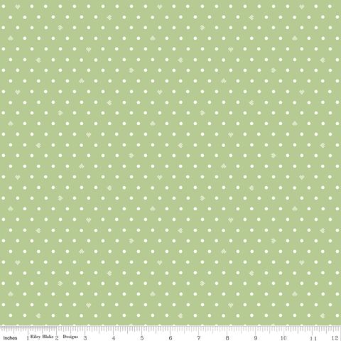 ASHMERE HEART DOTS HONEYDEW