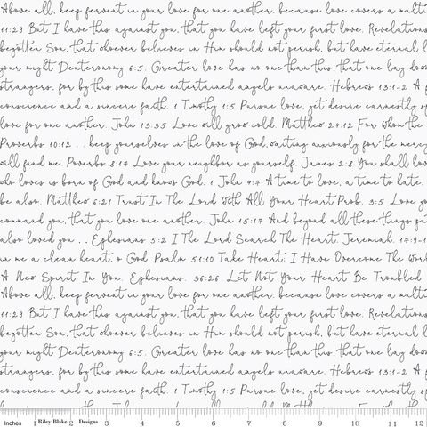 GOOD BOOK BASICS LOVE LETTERS WHITE