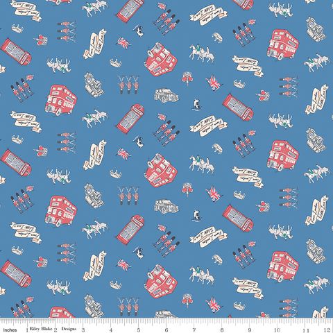 FROM LONDON WITH LOVE ICONS BLUE