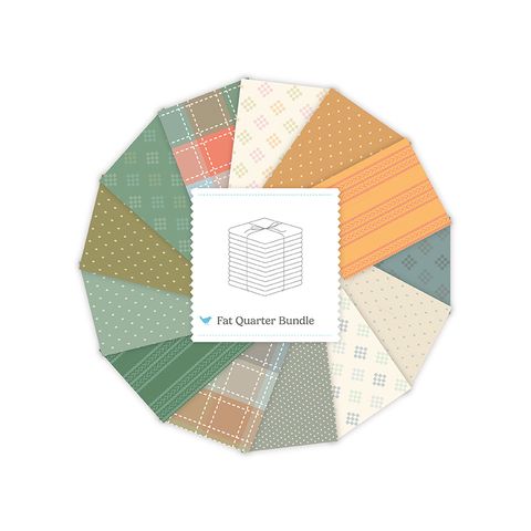 WOVEN SUCCULENT FQ BUNDLE B 13 PCS