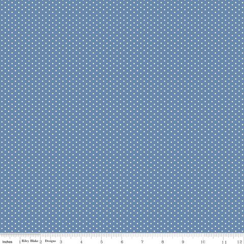 WOVEN DOTTY DENIM