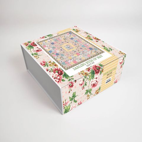 QUILT KIT DARLING BUDS OF MAY + PATTERN + SHAPES +